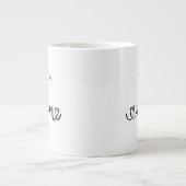 Mutter Neues Muttergeschenk Jumbo-Tasse (Vorderseite)