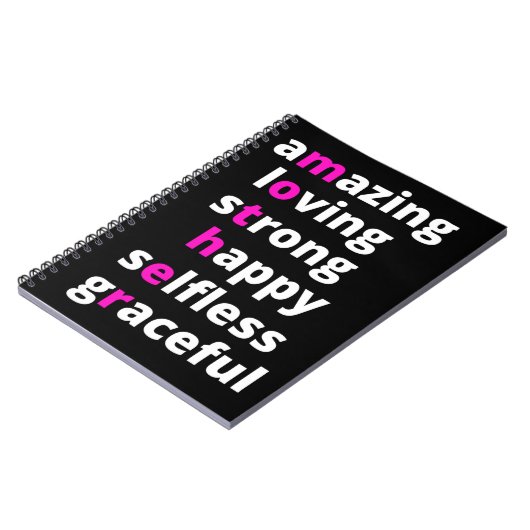 Mutter Notizblock (Linke Seite)