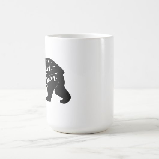 Mutter Novelty Bear Funny Retro Kaffeetasse (Mittel)