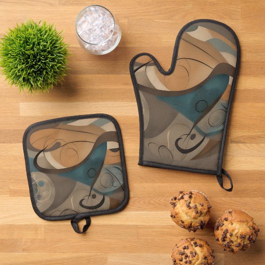Mütter Ofenhandschuh & Topflappen-Set
