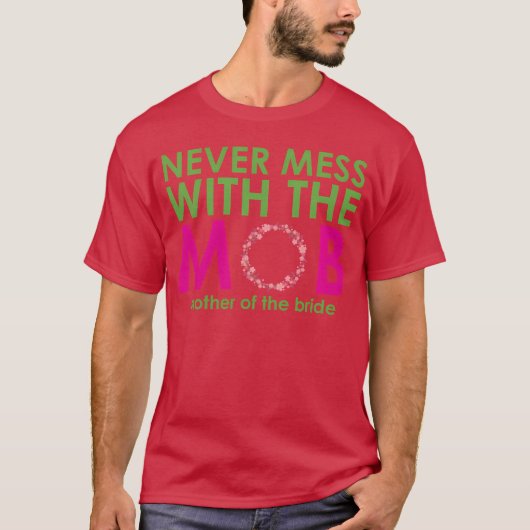 Mutter Ofhe Bride BrideS Familie T-Shirt (Vorderseite)