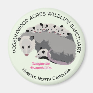 Mutter Opossum Magnet