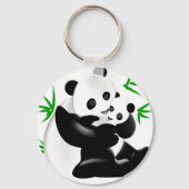Mutter Panda und Baby Panda Schlüsselanhänger (Vorderseite)