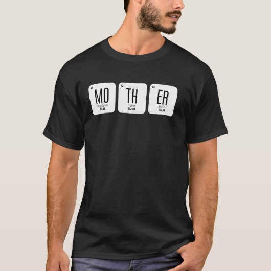 Mutter Periodensystem der Elemente Muttertag Gesch T-Shirt (Vorderseite)