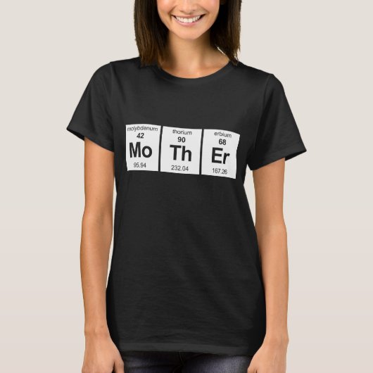 Mutter-Periodensystem T-Shirt (Vorderseite)
