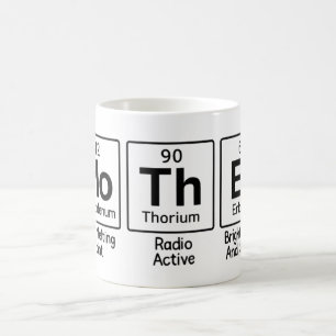 Mutter Periodensystem Wissenschaft Süße Chemie Kaffeetasse