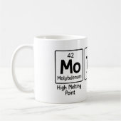 Mutter Periodensystem Wissenschaft | Süße Chemie Kaffeetasse (Links)
