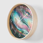 Mutter Perle mit großen Zahlen Uhr (Winkel)