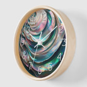 Mutter Perle mit großen Zahlen Uhr (Winkel)