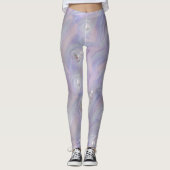 Mutter Perlen, die einer Perle die Geburt gibt Leggings (Vorderseite)