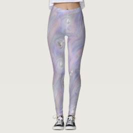 Mutter Perlen, die einer Perle die Geburt gibt Leggings