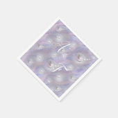 Mutter Perlen, die einer Perle die Geburt gibt Serviette (Ecke)