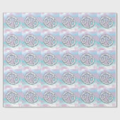 Mutter Perlkrebs Zodiac-Signatur-Dekoration Geschenkpapier (Flach)