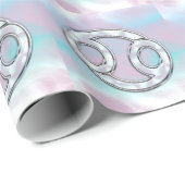 Mutter Perlkrebs Zodiac-Signatur-Dekoration Geschenkpapier (Rolleneckpunkt)