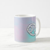 Mutter Perlkrebs Zodiac-Signatur-Dekoration Kaffeetasse (VorderseiteRechts)