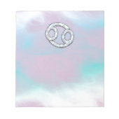 Mutter Perlkrebs Zodiac-Signatur-Dekoration Notizblock (Vorderseite)