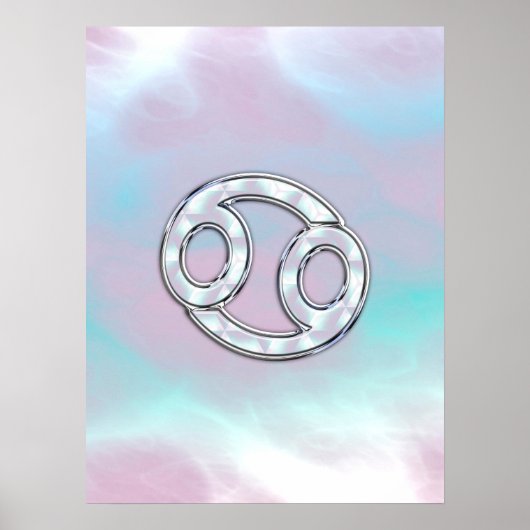 Mutter Perlkrebs Zodiac-Signatur-Dekoration Poster (Vorne)