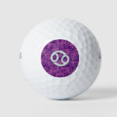 Mutter Perlkrebs Zodiac-Zeichen auf digitaler Camo Golfball (Vorderseite)