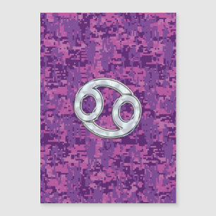 Mutter Perlkrebs Zodiac-Zeichen auf digitaler Camo Magnetkarte