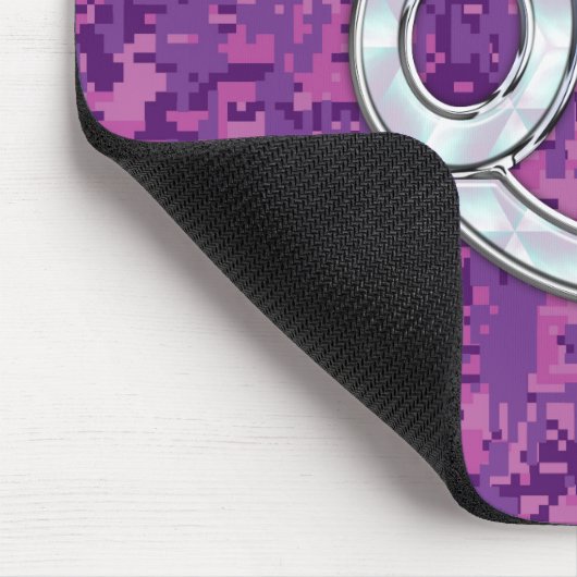 Mutter Perlkrebs Zodiac-Zeichen auf digitaler Camo Mousepad (Ecke)