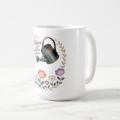 Mütter pflanzen Gärten, die für immer blühen Kaffeetasse (VorderseiteRechts)