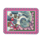 MUTTER PONY & IHR NIEDLICHER VALENTINE FILLY, PFER MAGNET (Horizontal)