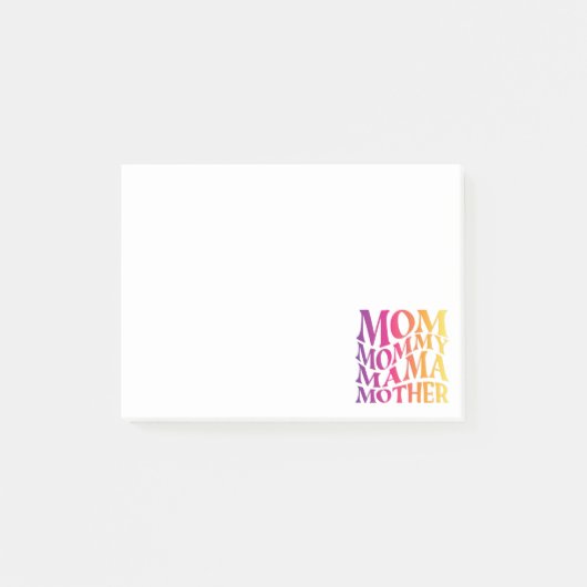 Mutter Post-it Klebezettel (Vorderseite)