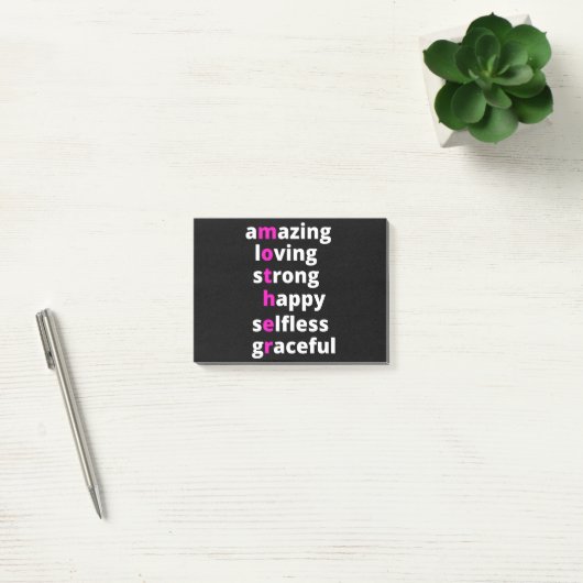 Mutter Post-it Klebezettel (Büro)