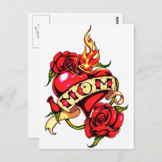 Mutter Postkarte (Vorne/Hinten)