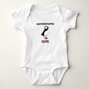 Mutter Puffin Niedlich Baby Oner Strampler