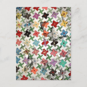 Mutter-Quilt-Postkarte Postkarte