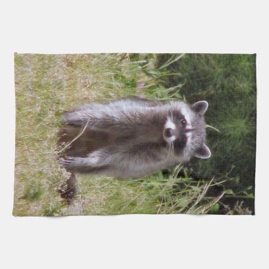 Mutter Raccoon Geschirrtuch (Horizontal)