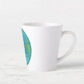 Mütter regieren die Welt Groovy Globe Milchtasse (Rechts)