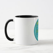 Mütter regieren die Welt Groovy Globe Tasse (Links)