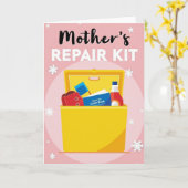 Mütter-Reparatur-Set Illustrationskarte Karte (Gelbe Blume)
