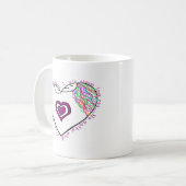 Mutter Reveal Drawing und Gedicht Kaffeetasse (Vorderseite Links)