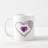 Mutter Reveal Drawing und Gedicht Kaffeetasse (Links)
