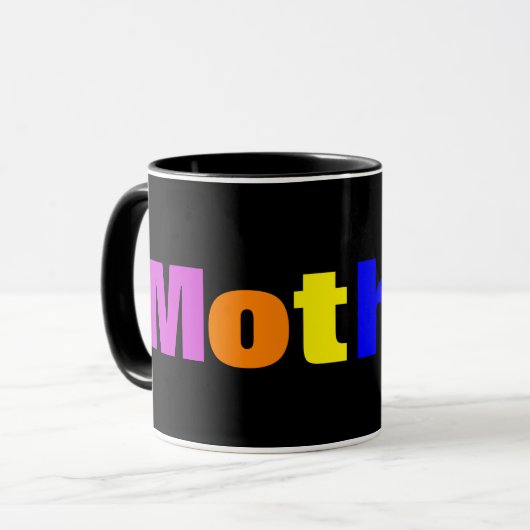 Mutter RGB Hex Code Lesson Tasse (Vorderseite Links)