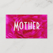 Mutter Rosa Visitenkarte (Rückseite)