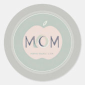 Mutter Runder Aufkleber (Vorderseite)