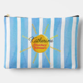 Mutter Runner Yellow Sunshine Wasserfarbe Custom Zubehörtasche (Vorderseite)