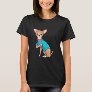 Mutter S Day Funny Dog Chihuahua I Liebe Mama Tatt T-Shirt