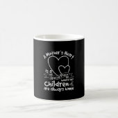 Mutter schenkt Mutter ein Herz Kaffeetasse (Mittel)