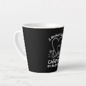 Mutter schenkt Mutter ein Herz Milchtasse (Linke Ecke)