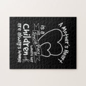 Mutter schenkt Mutter ein Herz Puzzle (Horizontal)