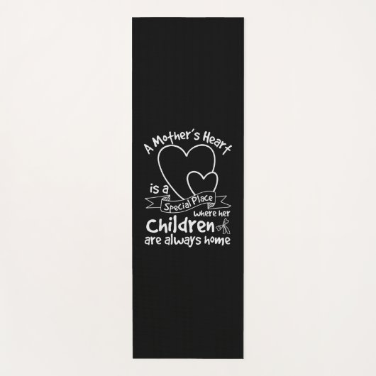 Mutter schenkt Mutter ein Herz Yogamatte (Vorderseite)