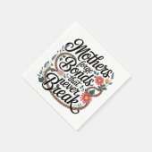 Mütter schmieden Bande, die niemals brechen Serviette (Ecke)