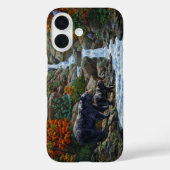 Mutter Schwarzbär & Cube durch Wasserfall Case-Mate iPhone Hülle (Rückseite)