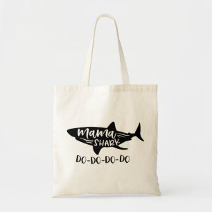 Mutter Shark Tun-Tun-Tun-Tun Mommy Shark lustig Tragetasche