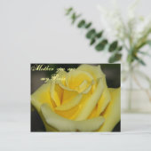 Mutter Sie sind meine Rose/irgendein Fall_ Postkar Postkarte (Stehend Vorderseite)